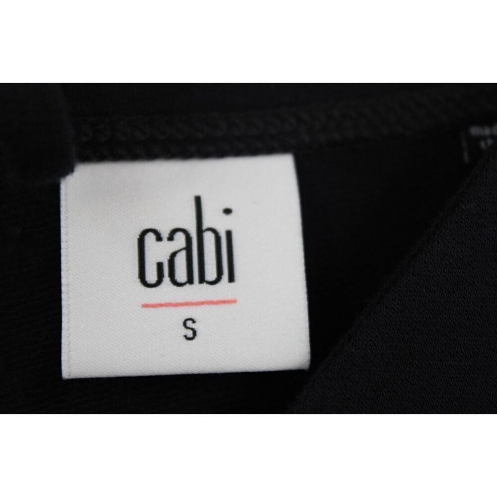 CAbi 5577 Downtown Sleeveless Wide Leg Jersey Jumpsuit Black Women's Size S EUC - Picture 11 of 12